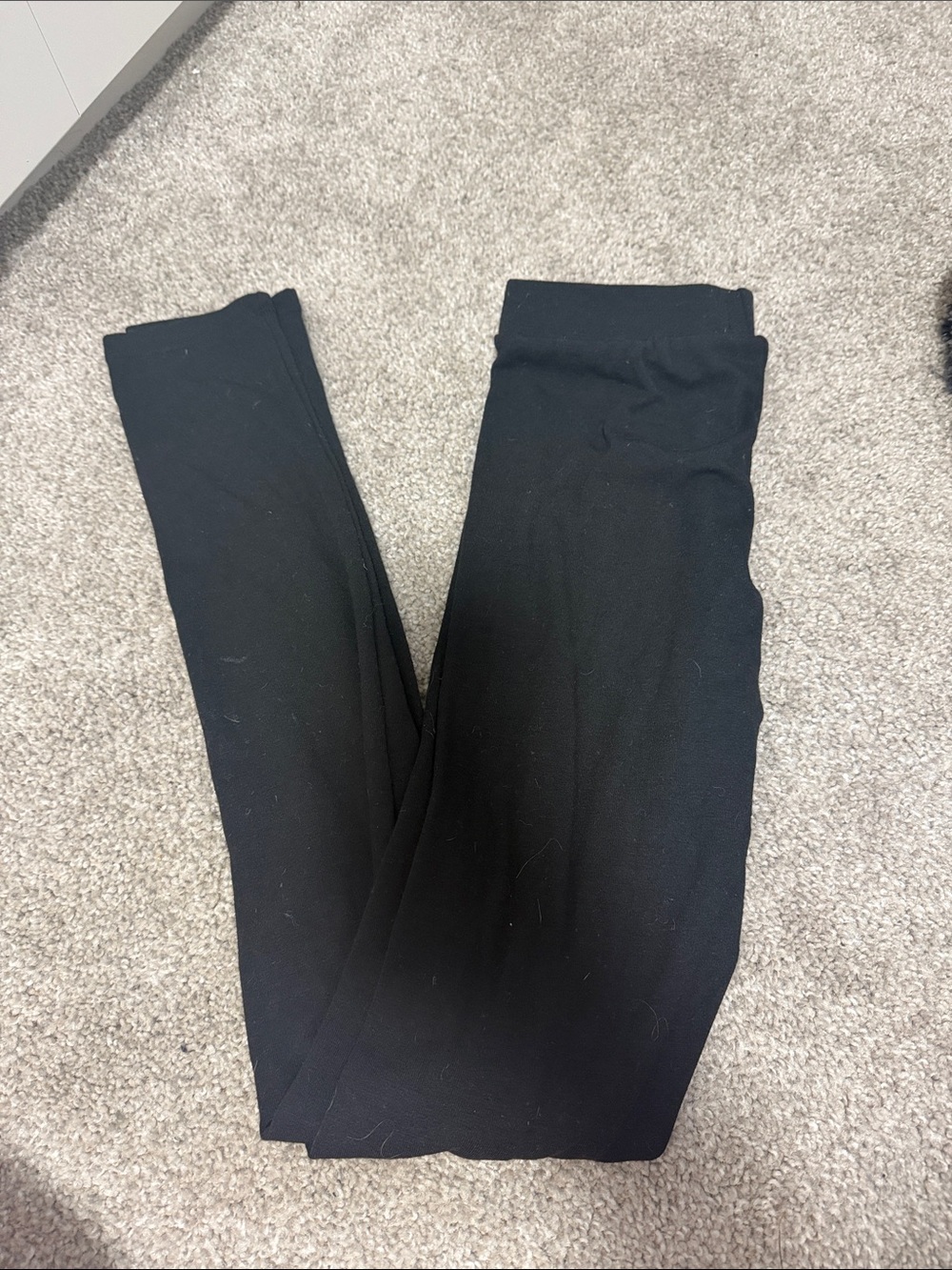 Poof New York Black Stretch Leggings